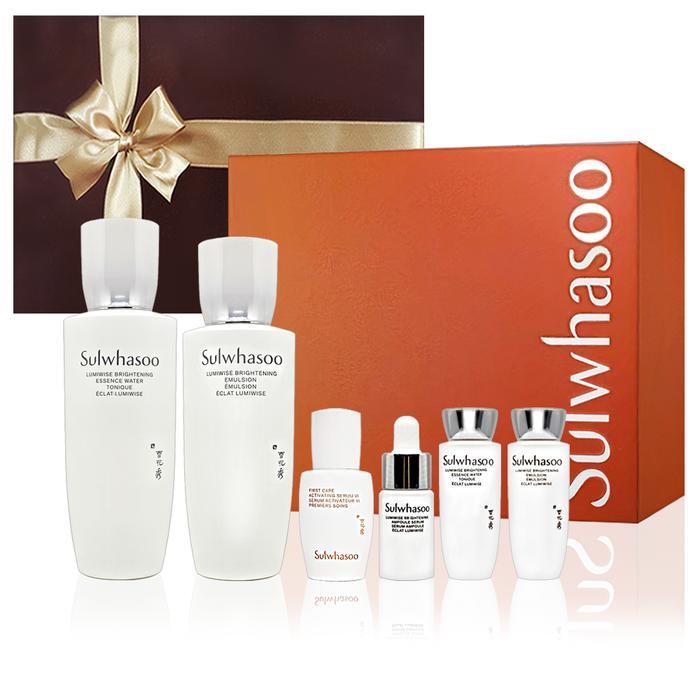 Shu Ren Shui Shu Zhen Brightening Care 2-Pack Set (Zhi Jin 2-Pack) (Ribbon Wrapping + Shopping Bag I
