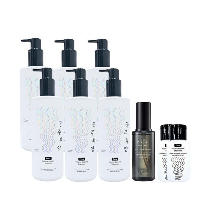 Genuine Princess Premium Volume Booster Shampoo 500ml x6 + 50ml x2 + Hair Oil x1 (49479957)