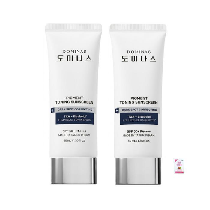 Daominas Taekyejakpharma Tranexsamsan Alphabisorol Sunscreen 40ml 2pcs NEW 2026 + Foam Cleanser (475