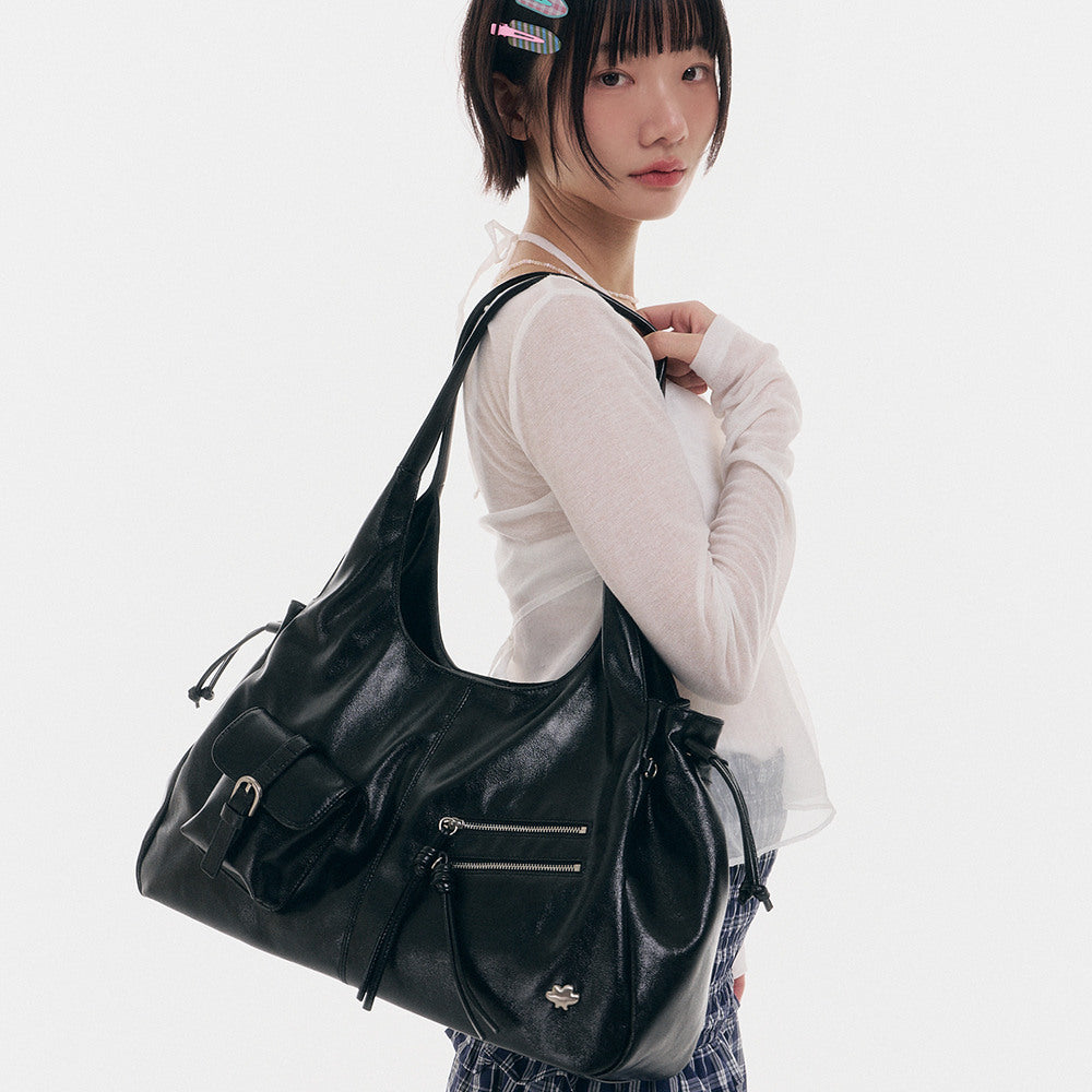 Michel Foki Unbalanced Pocket Shopping Bag 30782SH