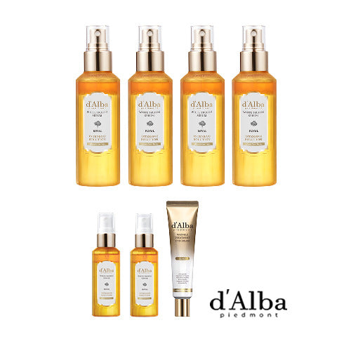 Dalla White Truffle Royale Intensive Serum 100ml x 4 + 60ml x 2 + Exo Lingkai Eye Cream 1 piece