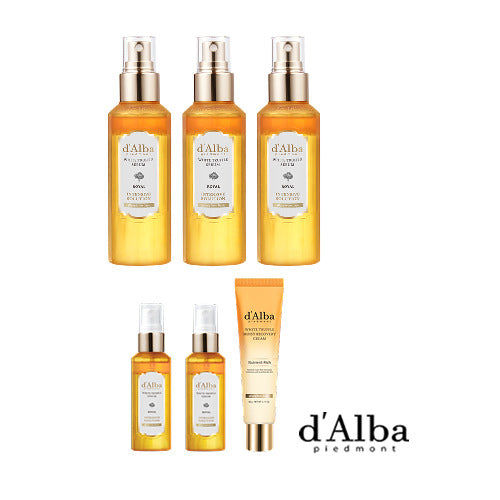 Dalla Bai White Truffle Royale Serum 100ml x 3 + 60ml x 2 + Recovery Cream 1piece