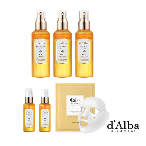 Dalla White Truffle Royale Serum 100ml x 3 + 60ml x 2 + Lifting Mask Pack x 4 671811