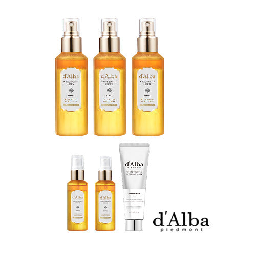 Daelab White Truffle Royal Serum 100ml x 3 + 60ml x 2 + Sleeping Mask 1