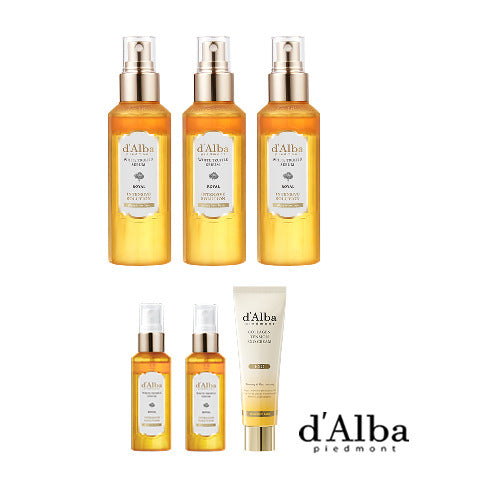 Daliwa White Truffle Royale Serum 100ml x 3 + 60ml x 2 + Collagen Exo Cream 1 Piece