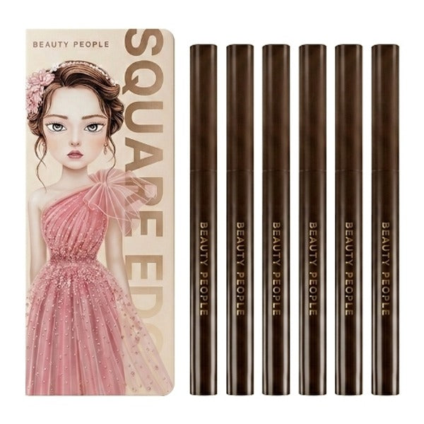 Other beauty people Iron Wall Lady Square Edge Eyeliner BrownX 6pieces