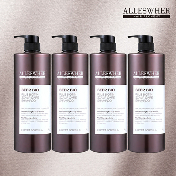 Aloevera German yeast shampoo 1kg 4 bottles...
