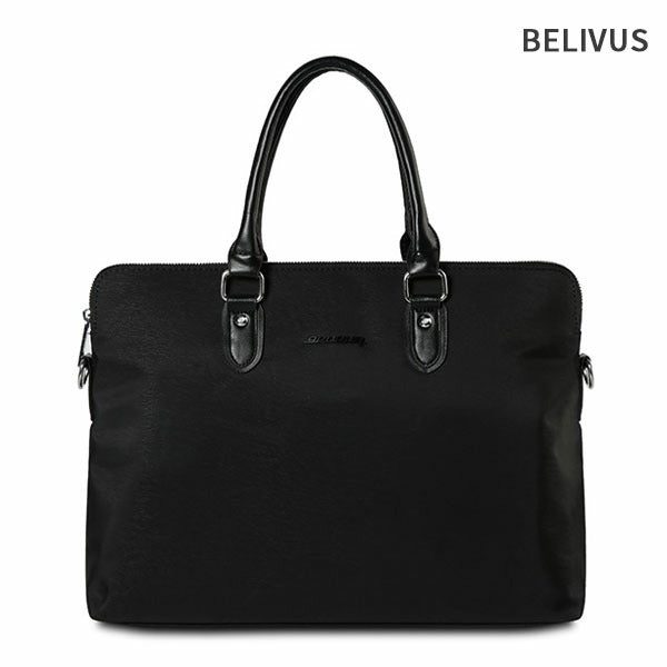 Billy's men's leather briefcase notebook bag totebag BJE303