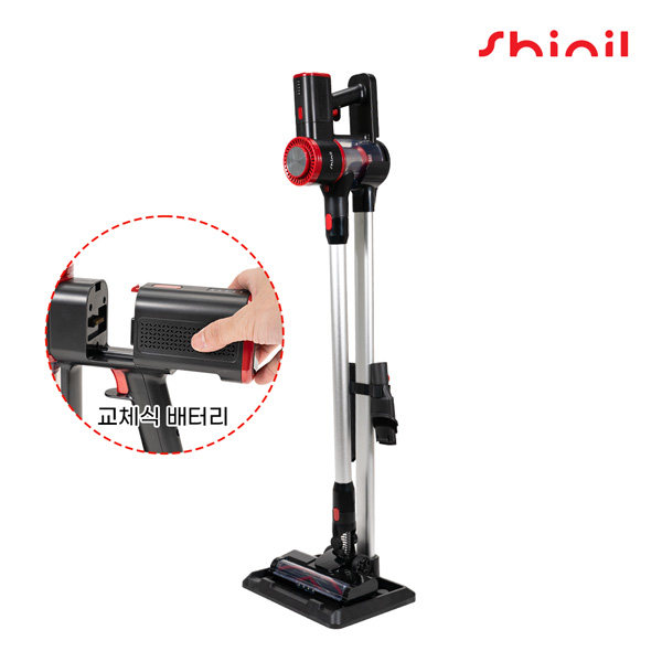 Office Depot Shinil Cordless Vacuum Cleaner Red SVC-WRS150KP