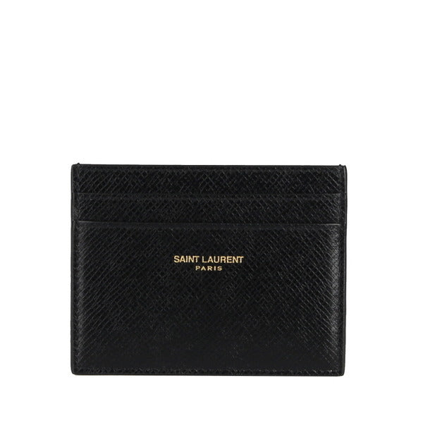 Saint Laurent Classic Gold Logo Card Wallet 375946 H3Z0W 1000