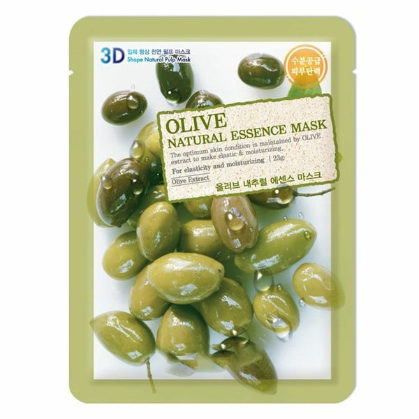 Altivia Skin Elasticity Moisture Supply 3D Face Olive Mask Pack 100 Sheets (WA8240C)