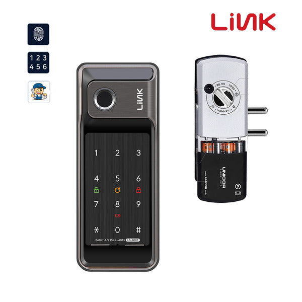 Digital Door Lock for Fingerprint Recognition LS-500F - Made in Korea