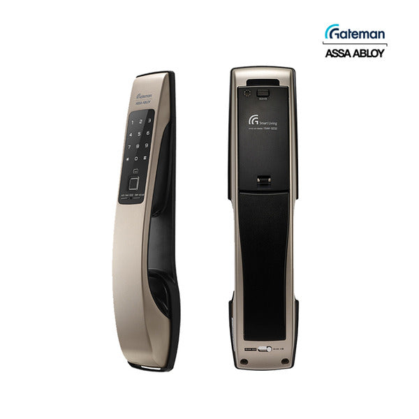 Self-install GateMan G-SUIT scan+ (hook fingerprint card) push-pull lock