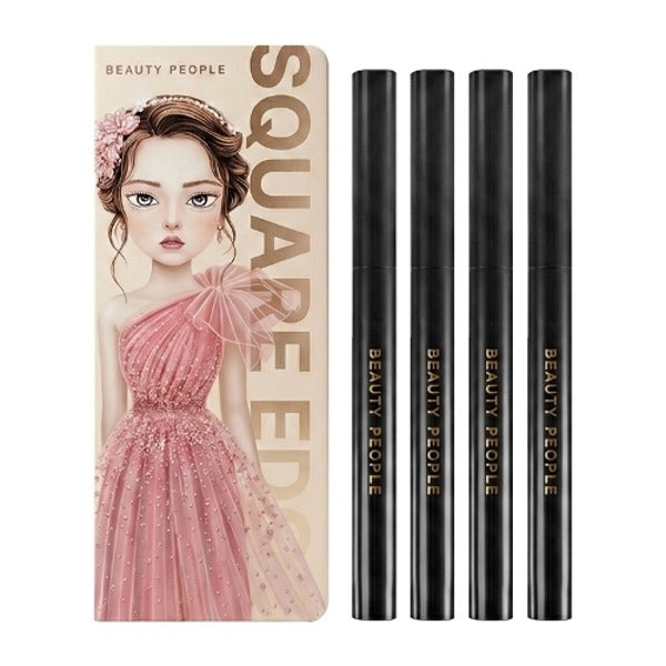 Other beauty people fortress lady square edge eyeliner black 4pcs