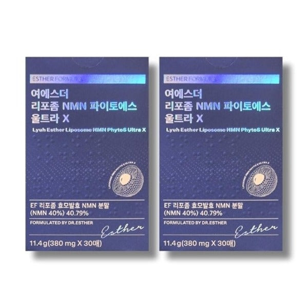 Yeosudo Liposome NMN Phytoest Ultra X 380mg 30 Sheets 2 Boxes