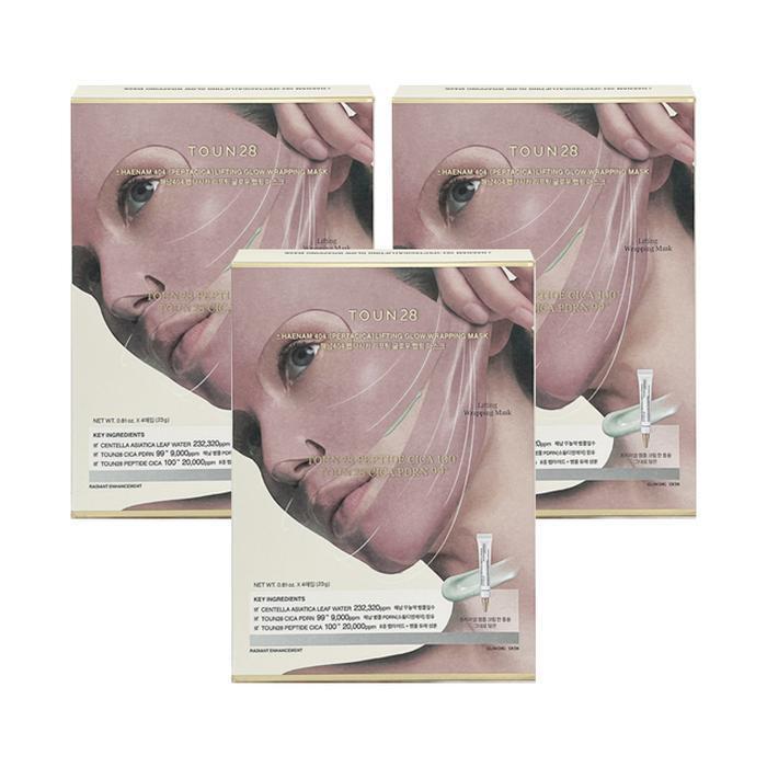 Tone28 Mask Pack Peptasilica Lift Glow Wrapping Mask 3 Boxes (47529802)