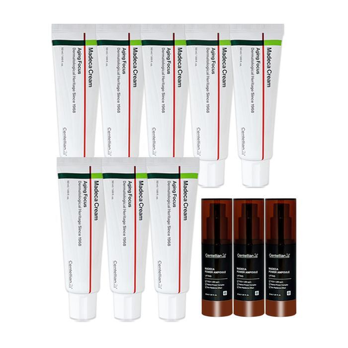 Centellian 24 Dongguk Pharm Madeka Cream Season 8 Aging Focus 50ml 8 pieces+Power Ampule (Lifting) 3