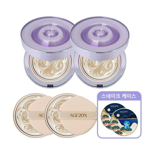 Age20s Fact 2026 Home Shopping Diamond Photon Shot Ampoule Essence No.23 Original Product 2+Refill 2