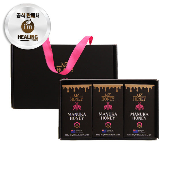 I'm Healing NZ Honey Manuka Honey Queen Bee UMF10 MGO263 10 Sticks (9 Packs) Gift Set