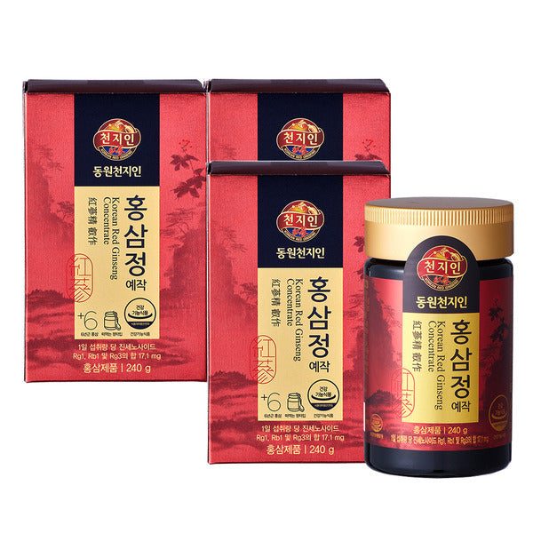 Dongwon Cheonjijin Hongsamjeong Prepared Red Ginseng Concentrate (240g) x 3