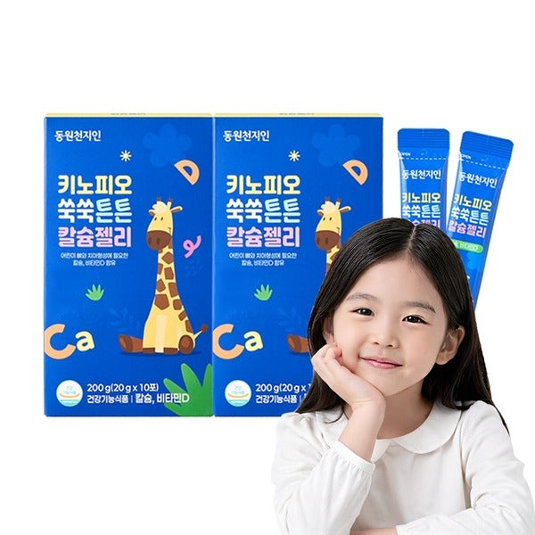 Dongwon Cheonjiin Kinopio Strong Calcium Jelly 10 packets x2 1002859x2