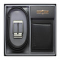 Ownerclan Genuine Leather Men's Wallet Belt Set Holiday Appreciation Special Gift Commemorative