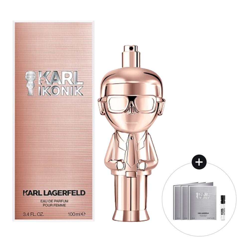 Kal Lagerfeld [Official Import] [Cal Lagardfeldt] Cal Iconic Pul Hors EDP 100ML + 3 Types Stick Gift