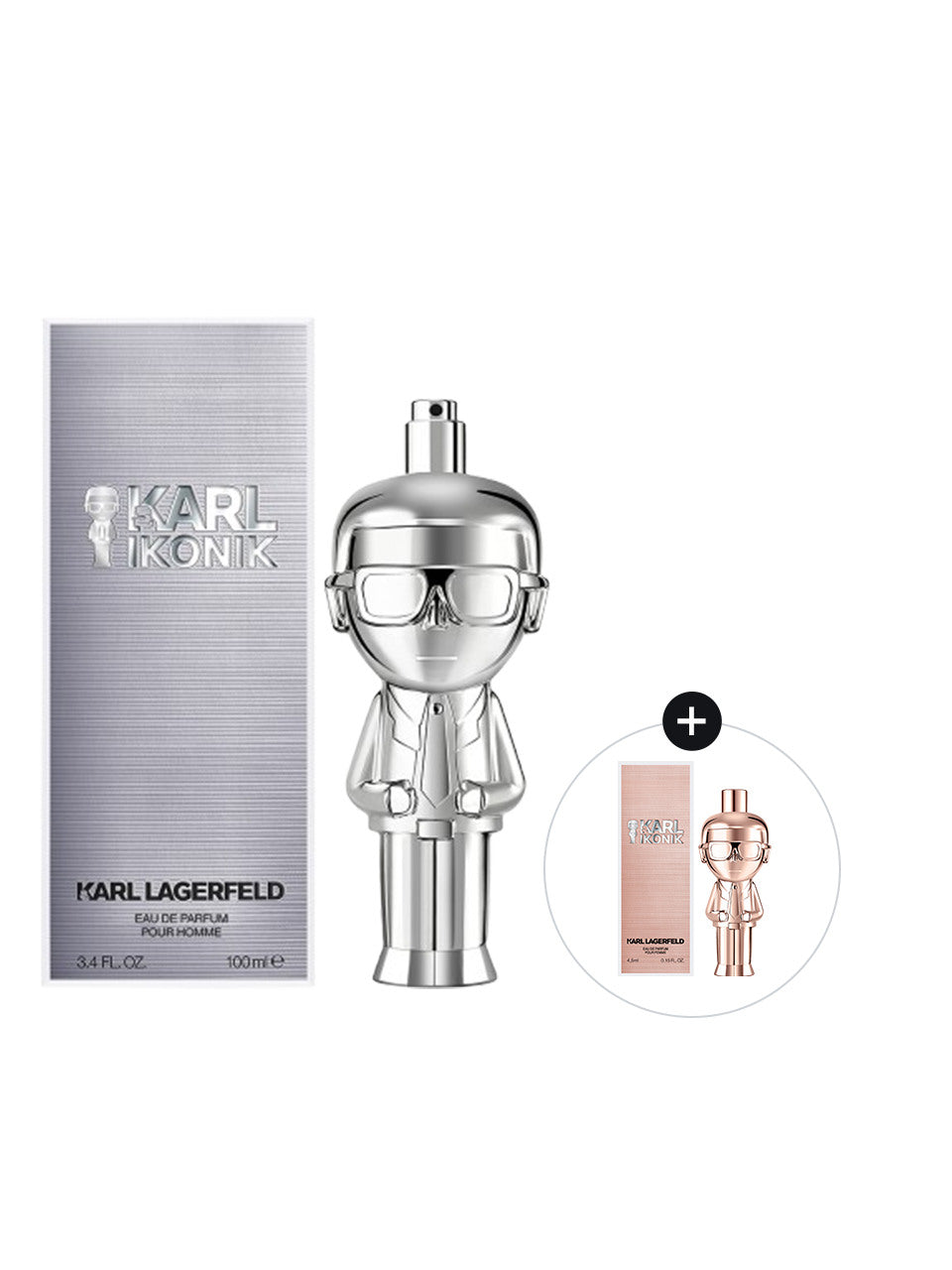Cal拉格菲特[Official Import][Karl Lagerfeld] Karl Iconic Rouge Homme EDP 100ML+MiniatureBonus