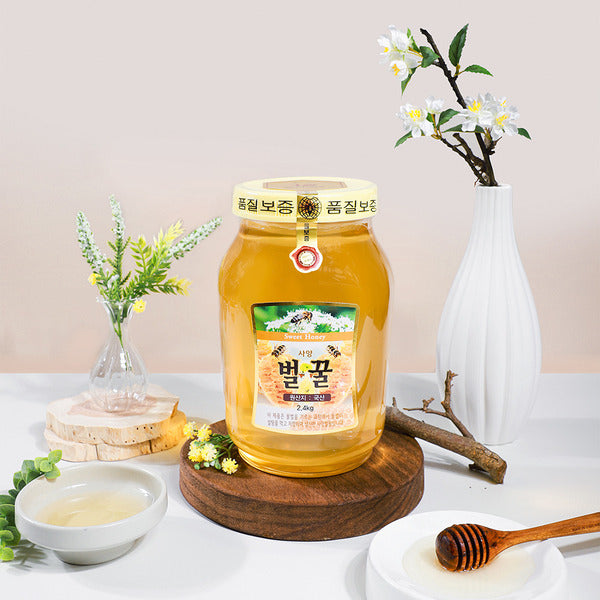 Baekhwa Nongwon Sweet Honey Domestic Honey 2.4kg x 3