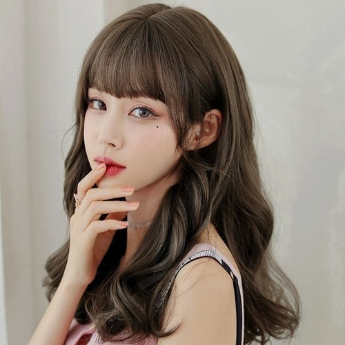SK Store Guitar Romantic Wavy Long Hair Extensions Olive Brown (KYR-WC3E754)684185
