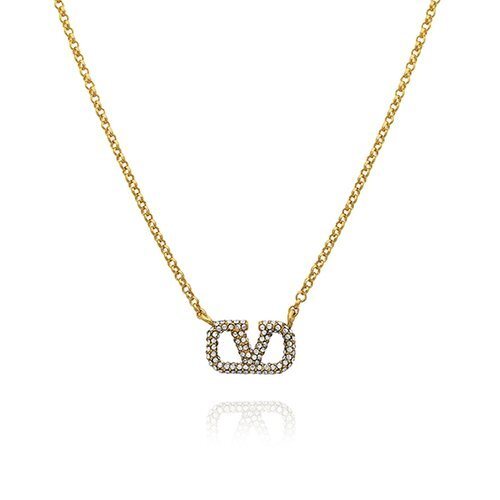 SK Store Guitar Valentine VALENTINO 4W2J0Q37 YCW MH5 Women's Necklace 684284
