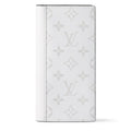 LouisVuitton LouisVuitton Brazza Leather Coated Canvas Fold Long Wallet White M30889684399