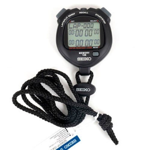 SK Store Audio Guitar Lifestyle Waterproof Stopwatch Seiko 100m Memory Stopwatch 1P Millisecond Wate