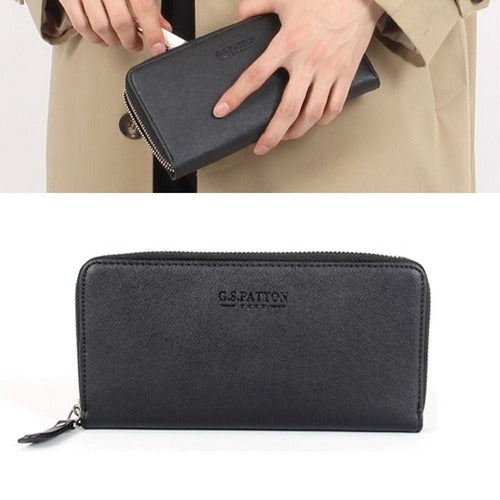 SK Stoa Other Men's Long Wallet 20s Men Black Natural Long Wallet Casual Card Wallet Pouch 684406
