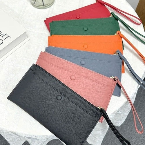 SK Storea Guitarist Women's Leather Slim Premium Wallet Multi-Use Daily Pockets 684406