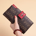 SK Stoa Other Large Wallet Women Clutch Bag Cowhide Storage Travel Middle Age 684406