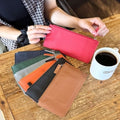 SK Stoa Other Simple Long Wallet Women 7 Colors Leather Daily Simple Modern Zipper Long Wallet 68440
