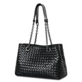 SK Storea Gibson Coordinator Good Bag Leather Shoulder Bag Elegant Grid Pattern Stylish684406