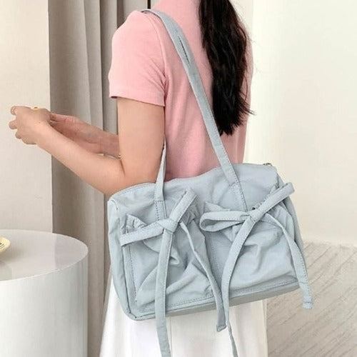 SK Storea Guitar Tour Ribbon Bag Loving ribbon decoration Plenty of storage pockets Bag 684406