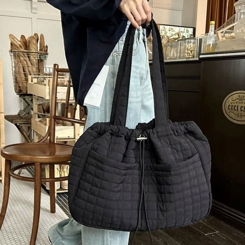 SK Storea Gigantic Handbag Women's Backpack Quilted Big Bag Shoulder Bag String Gigantic Size 684406