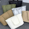 SK Storea Guitar Big Size Shoulder Bag Winter Booth Sang Female Fleece Shopping Bag Big Size Shoulde