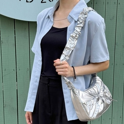 SK Storea guitar pretty bag women's long pouch cowhide shoulder strap ballet core crossbody trendy68
