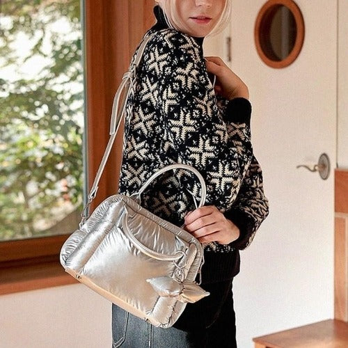 SK Storea Guitar Mini Crossbody Fashion Winter Woman Filling Bag Crossbody Daily Bag Student Female 