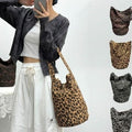 SK Stoa Gita Shoulder Bag Lightweight Leopard Print Daily Casual Women's Bag Spacious Trendy Fashion