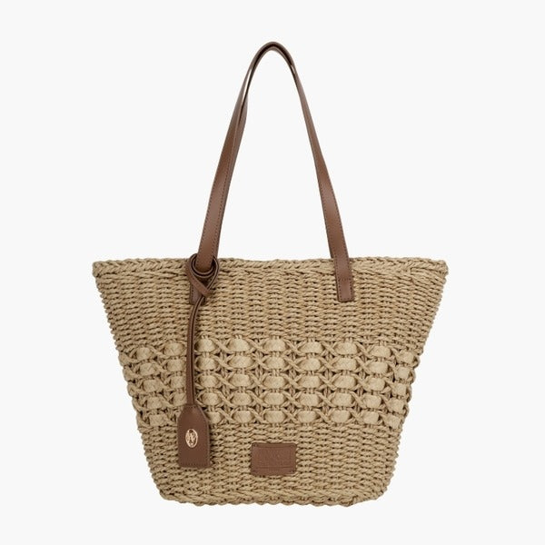 Maritete Françoise Maritté Classic Logo Basket Shoulder Bag B1 MFG46UBG133 BEG