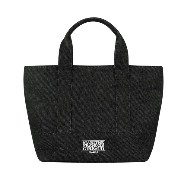 Maritete Françoise Marie Tartot Embroidered Logo Tote Bag A2 MFG46CBG105 BLK