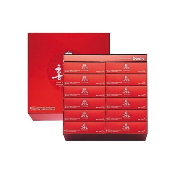 Jeong Kwan Jang Red Ginseng Won 70ml 60 Pcs Gift Set with Shopping Bag