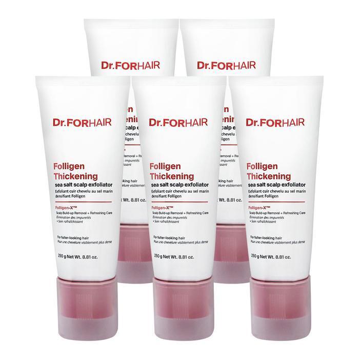 DoctorFohair Polygen Cleaning Solution Scalp Exfoliator FreshHerb 250g 5pcs Ss