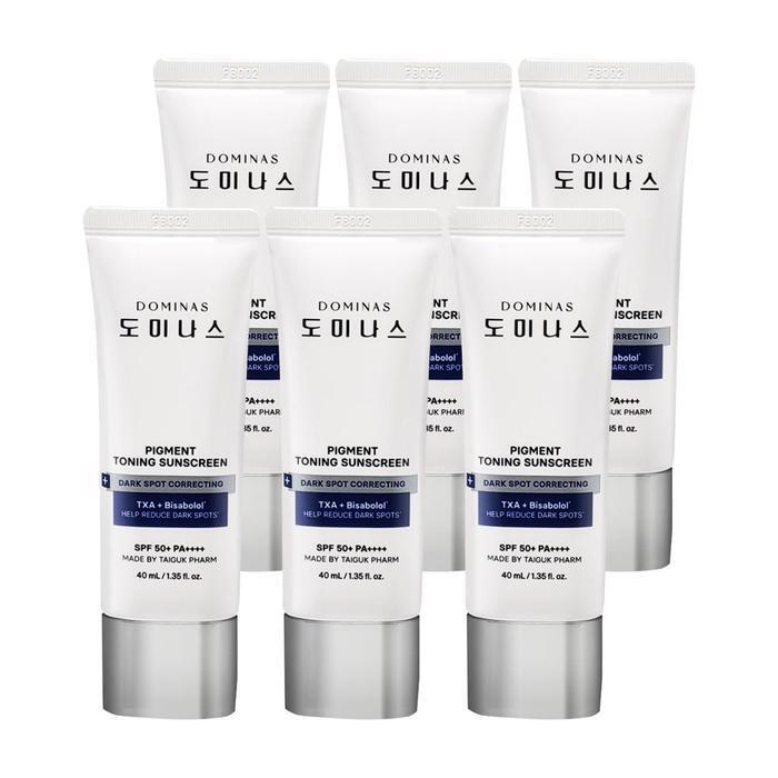 Domina Dominas Pigment Toning Sunscreen RX Alpha Bisabolol 40ml x6 SS (48231948)