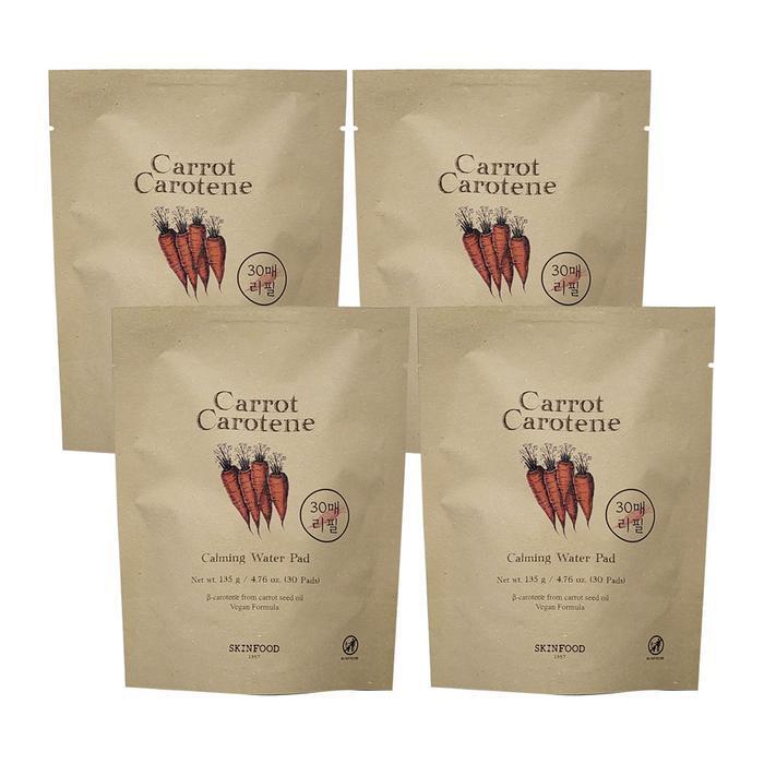 SkinFood Carrot Beta-Carotene Calming Water Pad Refill 30 Sheets x 4 Ss (49414922)